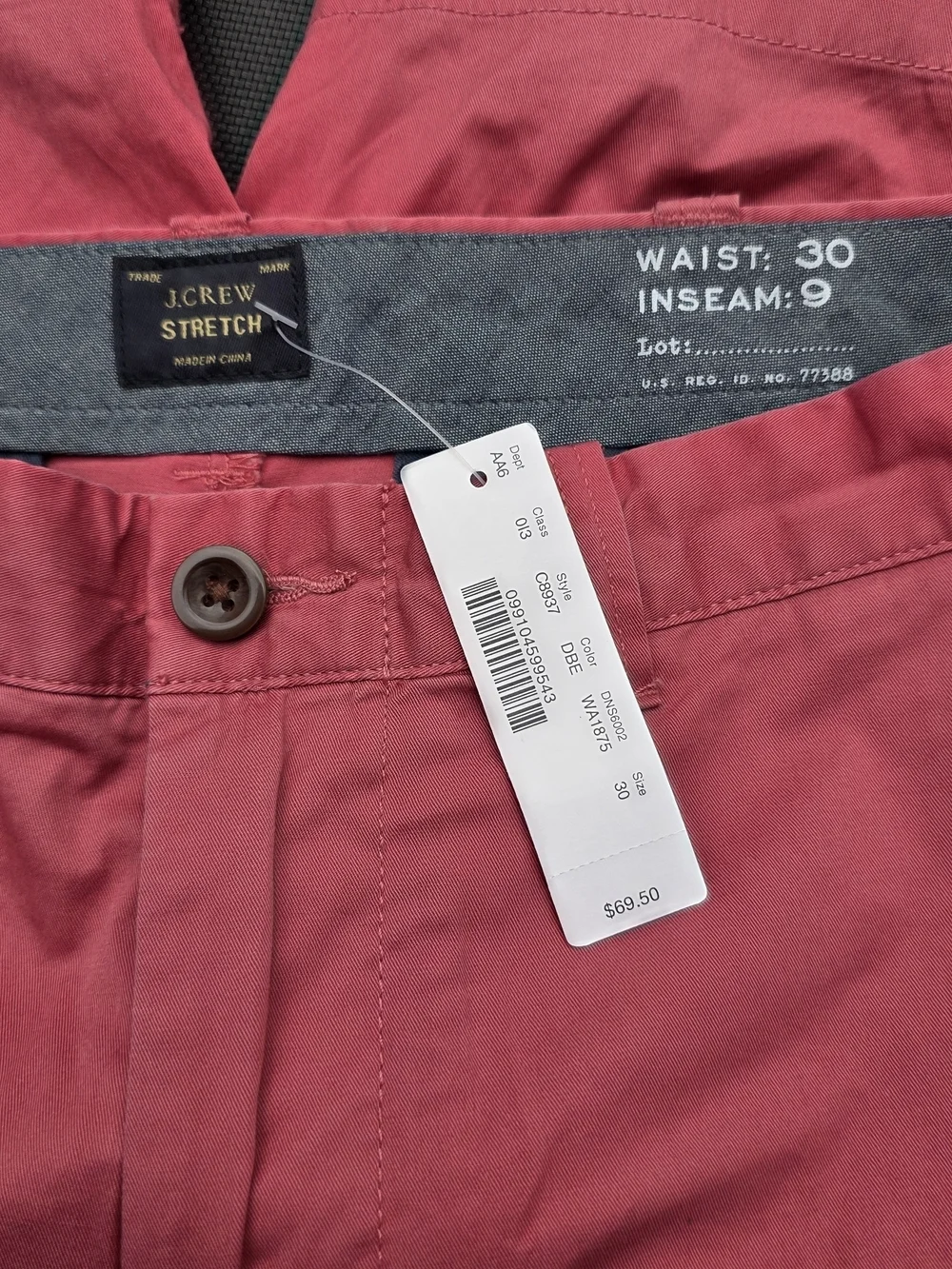 J. Crew flat front